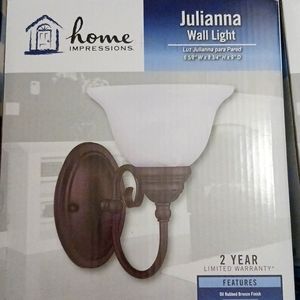 Wall lights unopened